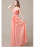 Elegant Hatler A-line Chiffon Floor-Length Bridesmaid Dresses