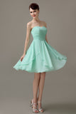 Sweetheart Chiffon A-line Knee-Length Bridesmaid Dresses