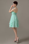 Sweetheart Chiffon A-line Knee-Length Bridesmaid Dresses