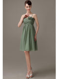 Spaghetti Straps A-line Sweetheart Chiffon Bridesmaid Dresses