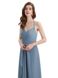 Charming Halter V-neck Floor Lenght Bridesmaid Dresses