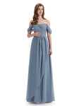 Charming Off-The-Shoulder Sweethert Floor Lenght Bridesmaid Dresses