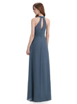 Elegant V-neck Side Slit Floor Length Bridesmaid Dresses