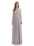 Charming Halter Floor Length Bridesmaid Dresses