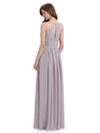 Charming Halter Floor Length Bridesmaid Dresses