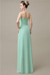 A-line Sweetheart Chiffon Floor-Length Long Bridesmaid Dresses