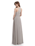 Elegant Spaghetti Strap Sweetheart Floor Length Bridesmaid Dresses