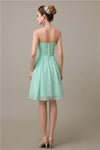 A-line Chiffon Sweetheart Knee-Length Short Bridesmaid Dresses