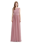 Charming One-shoulder A-line Chiffion Floor-Length Bridesmaid Dresses