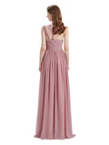 Charming One-shoulder A-line Chiffion Floor-Length Bridesmaid Dresses