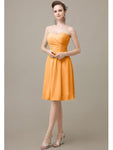 Simple Sweetheart A-line Knee-Length Bridesmaid Dresses