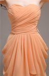 Sweetheart Short Sheath Knee length Bridesmaid Dresses