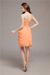 Sweetheart Short Sheath Knee length Bridesmaid Dresses