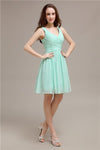 V-Neck Short A-Line Bridesmaid Dresses