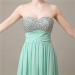 Popular Sweetheart Sequins A-line Floor-Length Bridesmaid Dresses