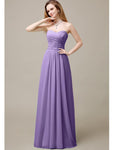 Pretty Chiffon A-line Sweetheart Floor-Length Bridesmaid Dresses