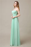 Pretty Chiffon A-line Sweetheart Floor-Length Bridesmaid Dresses