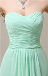 Pretty Chiffon A-line Sweetheart Floor-Length Bridesmaid Dresses