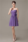 Fashion Sweetheart A-line Chiffon Knee-length Bridesmaid Dresses