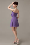 Fashion Sweetheart A-line Chiffon Knee-length Bridesmaid Dresses