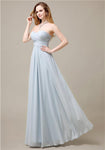 Charming A-line Sweetheart Sleeveless Floor-Length Bridesmaid Dresses