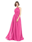 A-line Chiffon Sleeveless Elegant Bridesmaid Dresses