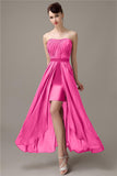 Charming A-line Chiffon Sweetheart Sexy Slit Bridesmaid Dresses