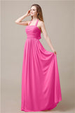 Elegant Hatler A-line Chiffon Floor-Length Bridesmaid Dresses