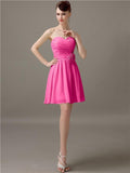 Simple Sweetheart A-Line Short Bridesmaid Dresses