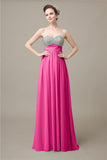 Popular Sweetheart Sequins A-line Floor-Length Bridesmaid Dresses