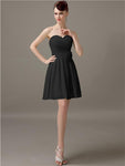 Simple Sweetheart A-Line Short Bridesmaid Dresses