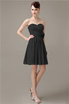 Fashion Sweetheart A-line Chiffon Knee-length Bridesmaid Dresses