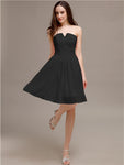 Chiffon Sleeveless A-line Knee-Length Bridesmaid Dresses