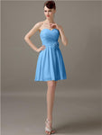 Simple Sweetheart A-Line Short Bridesmaid Dresses