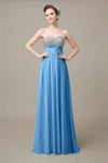 Popular Sweetheart Sequins A-line Floor-Length Bridesmaid Dresses