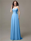 Pretty Sweetheart Chiffon A-line Floor-Length Bridesmaid Dresses