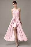 Charming A-line Chiffon Sweetheart Sexy Slit Bridesmaid Dresses