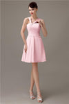 Simple A-line Knee-length Chiffon Bridesmaid Dresses