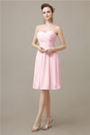 Simple Sweetheart A-line Knee-Length Bridesmaid Dresses