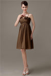 Spaghetti Straps A-line Sweetheart Chiffon Bridesmaid Dresses