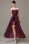 Charming A-line Chiffon Sweetheart Sexy Slit Bridesmaid Dresses