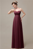 A-line Chiffon Sweatheart Floor-Length Beach Bridesmaid Dresses