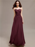 Sweetheart Long A-Line Bridesmaid Dresses