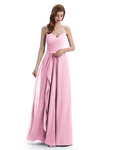 Charming Halter V-neck Floor Lenght Bridesmaid Dresses