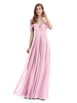 Elegant Sweetheart Off Shoulder Floor-Length Bridesmaid Dresses