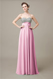 Popular Sweetheart Sequins A-line Floor-Length Bridesmaid Dresses