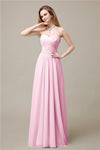 Pretty Chiffon A-line Sweetheart Floor-Length Bridesmaid Dresses