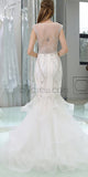 Cap Sleeveless Unique Design Mermaid Elegant Formal Long Prom Dresses With Beads LMX1153