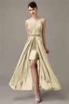 Charming A-line Chiffon Sweetheart Sexy Slit Bridesmaid Dresses