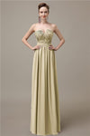 Sweetheart Simple A-line Floor-Length Chiffon Bridesmaid Dresses